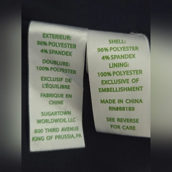 Lilly Pulitzer Navy Blue Embellished Neckline A-Line Trapeze Dress XS. Like new. - Picture 12 of 12